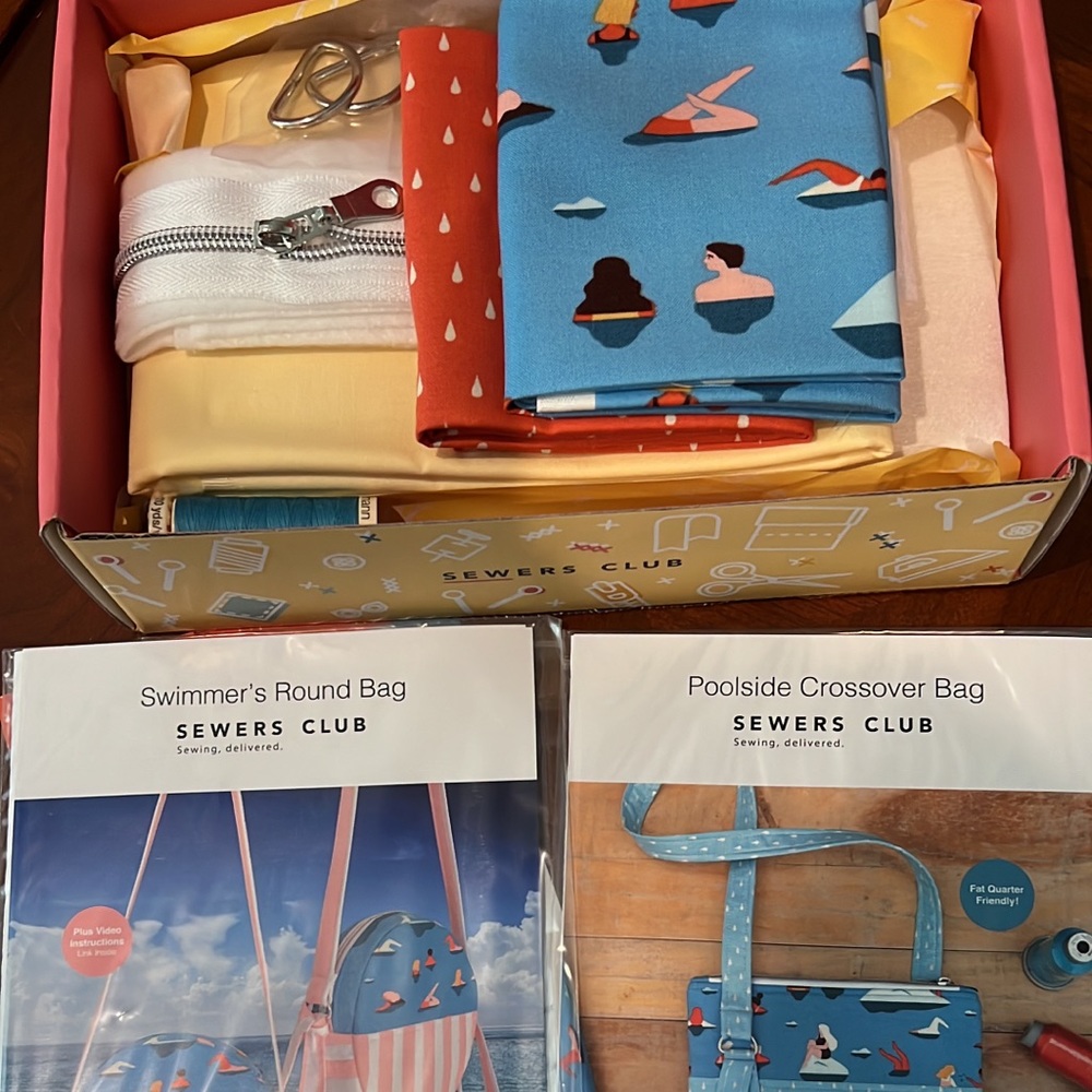 Sewers Club sewing kit pattern For July